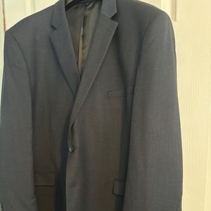 56 L-  Navy Blue Men Suit